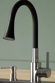 Смеситель для кухни РМС SUS 123 BL-016F гибкий гусак