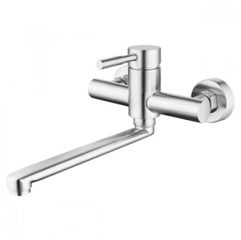 Смеситель для кухни Champion SUS 005 настеный шаровый Нерж