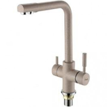 Смеситель для кухни Frap F4352-23 с подключением к фильтру, Бежевый