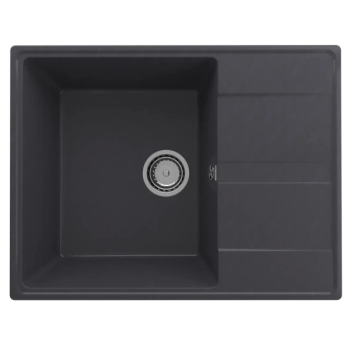 Мойка кухонная Ulgran Quatz Prima 605-04, цвет-платина (605*500*200) прямоуг.