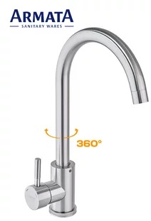 Смеситель для кухни Armata SUS-011 без гиб под