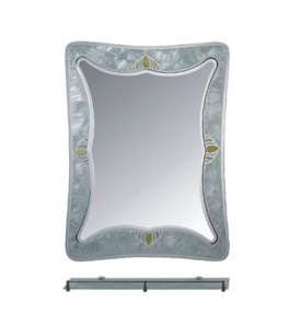 Зеркало FRAP F-671, 800х600 мм с рисуноком, с полкой