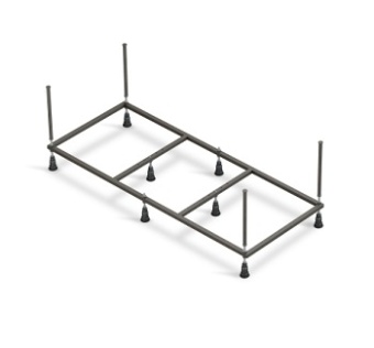 Рама для ванны Mirsant Алушта 170*70