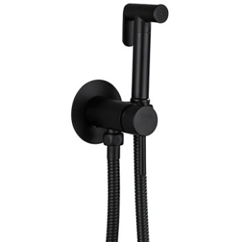 Гигиенический душ со смесителем Frap F7505-6 Черный