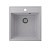 Мойка кухонная Ulgran Quartz Forte 460-04, цвет-платина, 36041