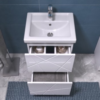 Тумба VIGO Geometry 50 (цвет белый,умывальник фостер 50)