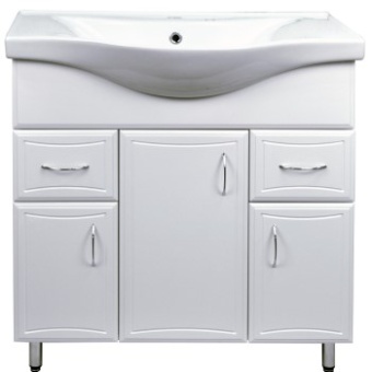 Тумба LORANTO Коралл 80/2 (умывальник basic 80)