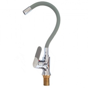 Смеситель для кухни MAK 4103 Хром, с гибким изливом