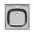 Мойка кухонная нерж. накл. 50*50 см мал. выпуск, глуб 15 см