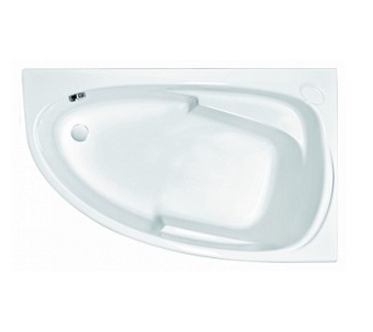 Ванна акриловая CERSANIT Joanna 160*95R (асимметричная,правая,ультра белый,каркас,панель)