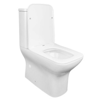 Унитаз-компакт AZARIO Fresco (безободковый,с быстросъемным сиденьем микролифт) AZ-8302